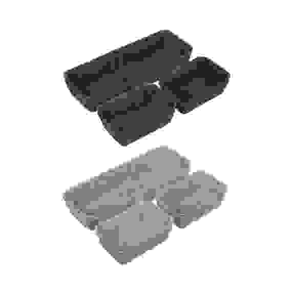 Органайзер для хранения в ящиках,3 шт,27х9х5см 1шт, 13х9х5см 2шт, полиэстер, 2 цвета VETTA