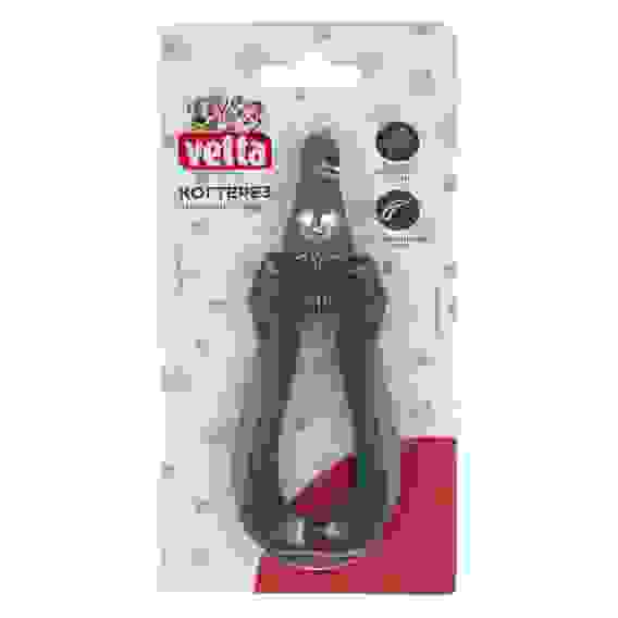 Когтерез для домашних животных, нерж.сталь, полипропилен, термопластичная резина, 12,5х4,5 см VETTA