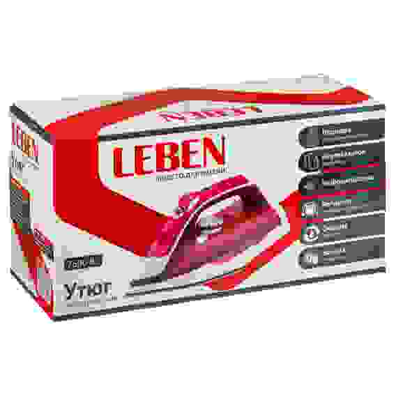 Утюг с отпаривателем 2600 Вт, подошва - керамическое покрытие LEBEN