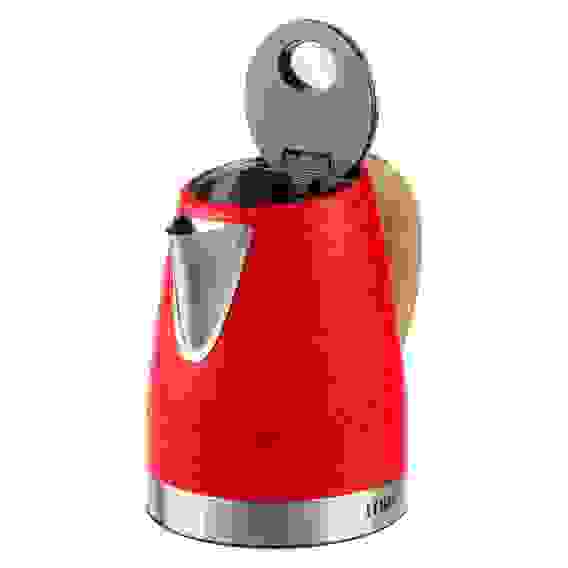 Чайник электрический 1,8л, 1850Вт, металл, красный LEBEN