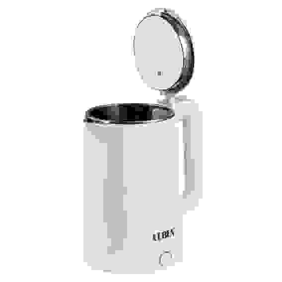 Чайник электрический 1,8л, 1850Вт, скрытый нагревательный элемент, белый пластик LEBEN