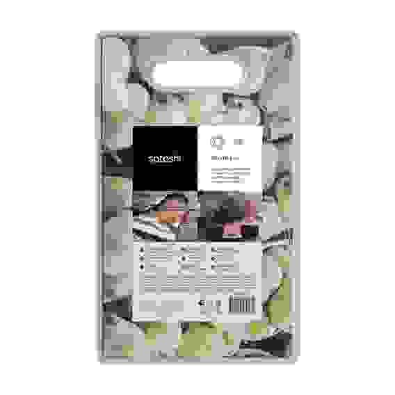 Доска разделочная "Тропики" 37х23х1,2см, пластик SATOSHI