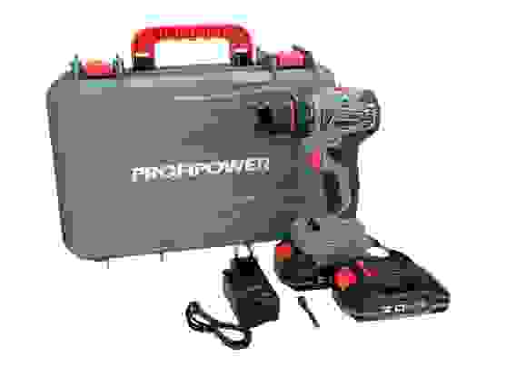 Шуруповерт акк.бесщ.ProfiPower MKBL-18B (Li-ion-2шт, 18В-2.0Ач, З/У, 0,8-10мм, кей