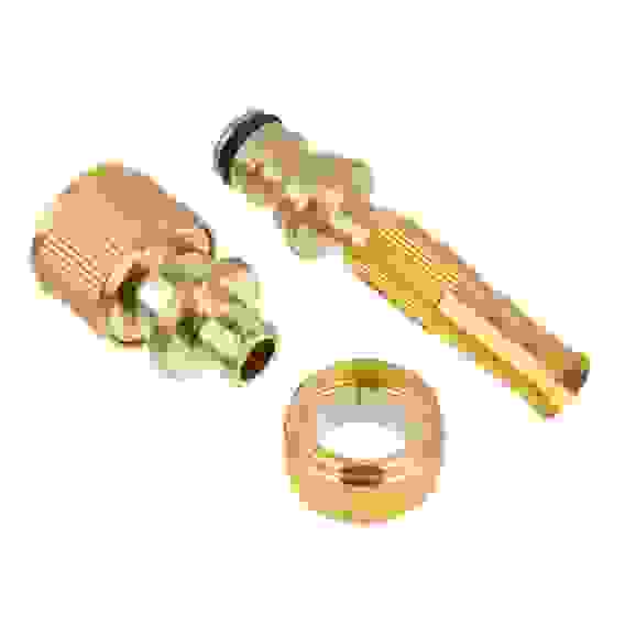 Набор для шланга 3/4&quot;(коннектор-1шт, распылитель 1шт.) алюминий INBLOOM