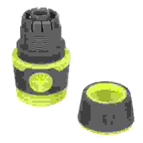 Коннектор быстросъемный для шланга 1/2, обрезиненное покрытие ABS PROF+ INBLOOM