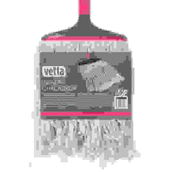 Швабра с насадкой из хлопка, вес 240 гр., длина ручки, 148 см Vetta