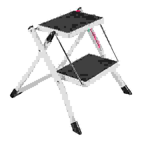 Стремянка-ступенька сталь, 2 широкие ступени с противоскользящим покрытием ЕРМАК