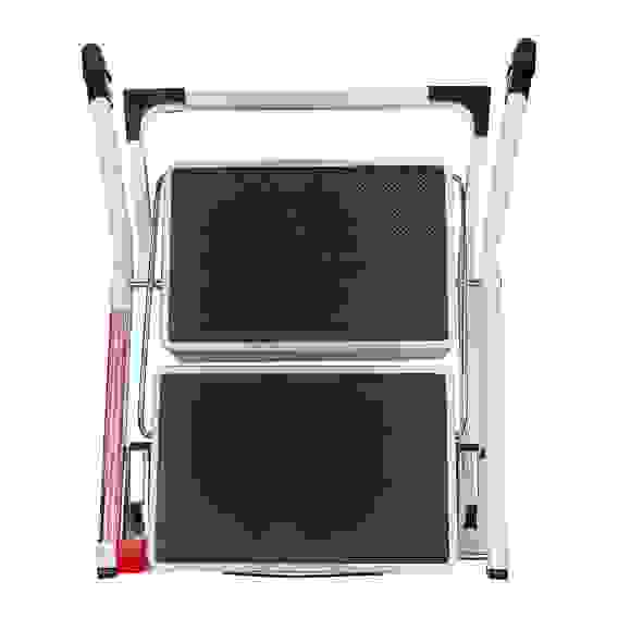 Стремянка-ступенька сталь, 2 широкие ступени с противоскользящим покрытием ЕРМАК