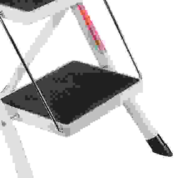 Стремянка-ступенька сталь, 2 широкие ступени с противоскользящим покрытием ЕРМАК