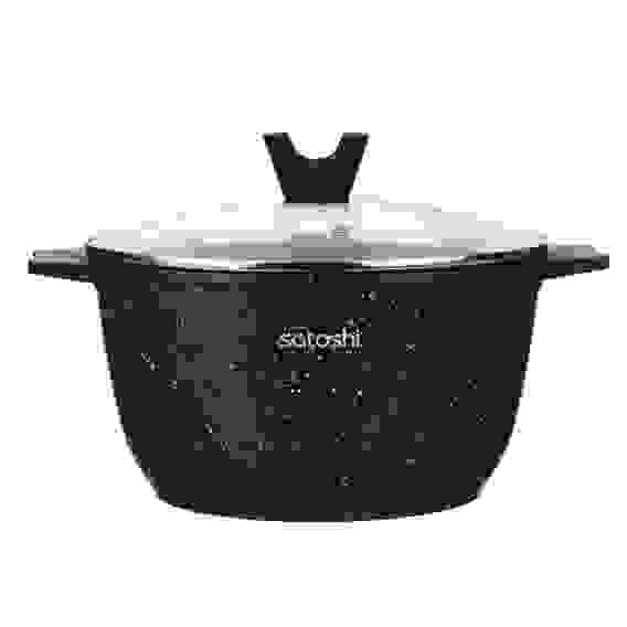 Казан 24х13,0см, 4,8л, литой алюминий, индукция Монфор SATOSHI