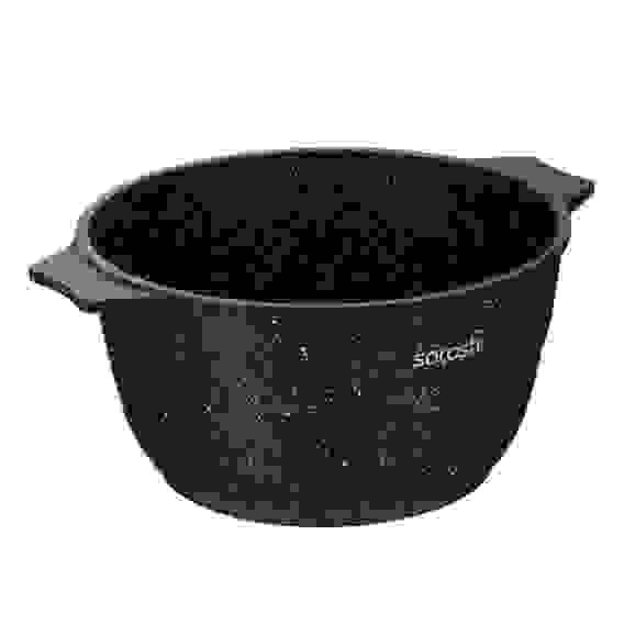 Казан 24х13,0см, 4,8л, литой алюминий, индукция Монфор SATOSHI