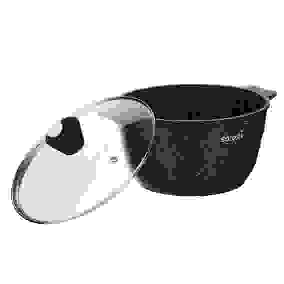 Казан 24х13,0см, 4,8л, литой алюминий, индукция Монфор SATOSHI