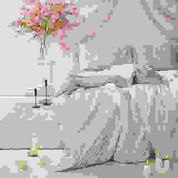 Комплект постельного белья 1,5 (4 предмета), микросатин, 2 дизайна Хейзел PROVANCE