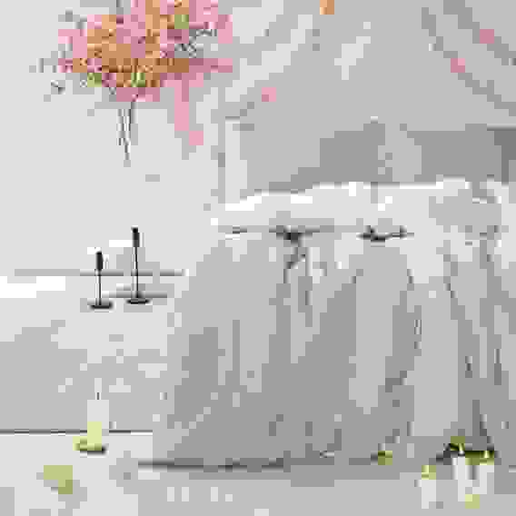 Комплект постельного белья 2 (4 предмета), микросатин, серый Фрэя PROVANCE