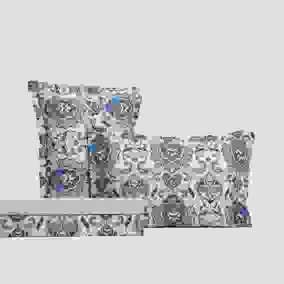 Комплект постельного белья 1,5 (4 предмета), микросатин Нэви PROVANCE