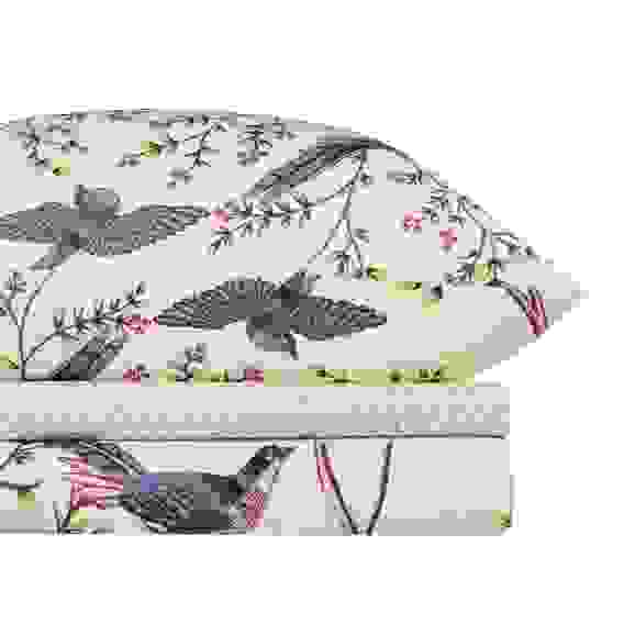 Комплект постельного белья 1,5 (4 предмета), поплин, 100% хлопок Birds PROVANCE