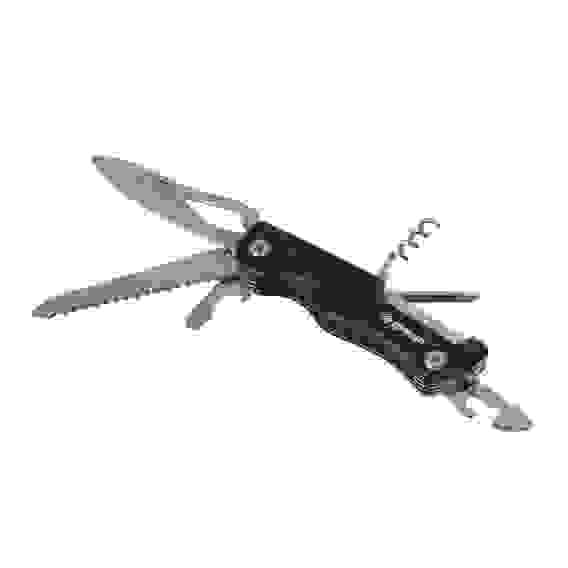 Нож перочинный многофункциональный, 9 функций, 18.5см, нерж. сталь. ЕРМАК