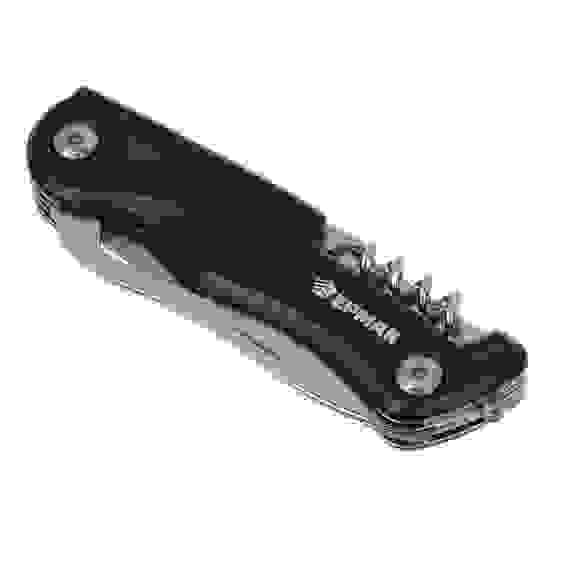 Нож перочинный многофункциональный, 9 функций, 18.5см, нерж. сталь. ЕРМАК