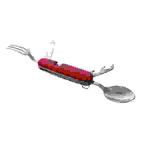 Набор туристический: нож, ложка, вилка, открывалка; нерж. сталь РОКОТ