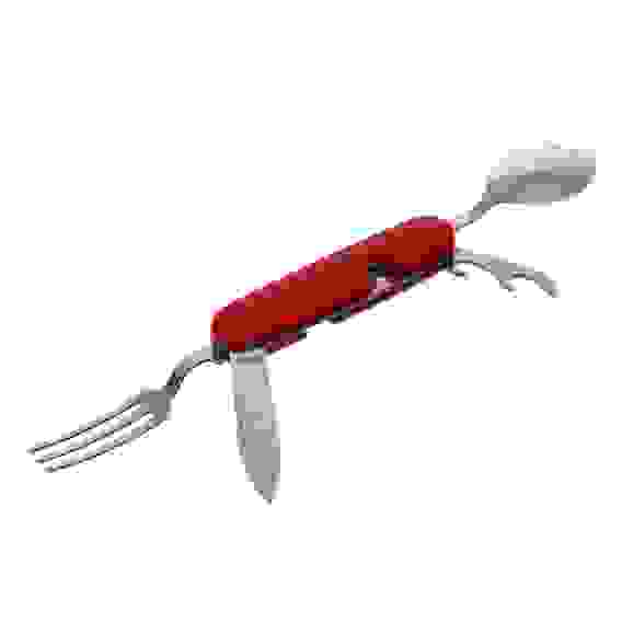 Набор туристический: нож, ложка, вилка, открывалка; нерж. сталь РОКОТ