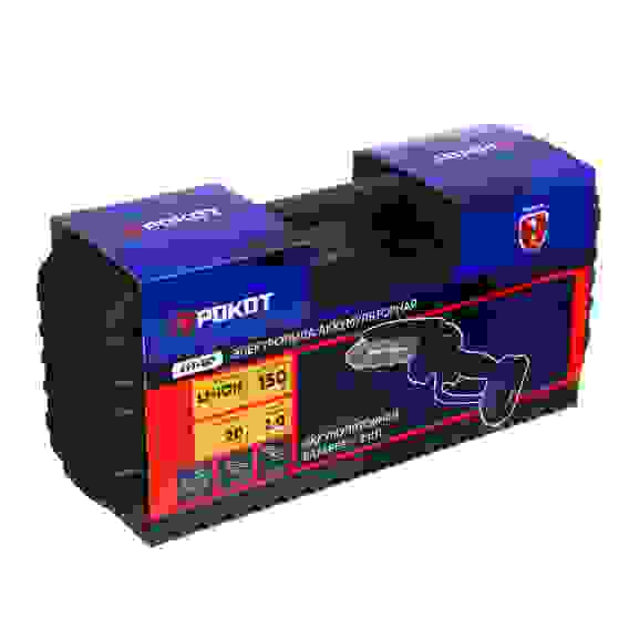 Электропила аккумуляторная, 2АКБ, шина 150мм, 2.0 А*ч Li-ion, пластик.кейс РОКОТ