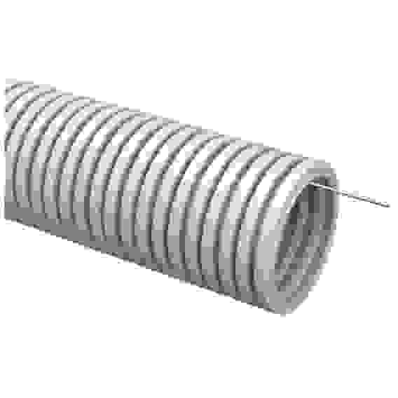 Труба гофрированная ПВХ d20мм с протяжкой сер.ELASTA (УП,10м) IEK