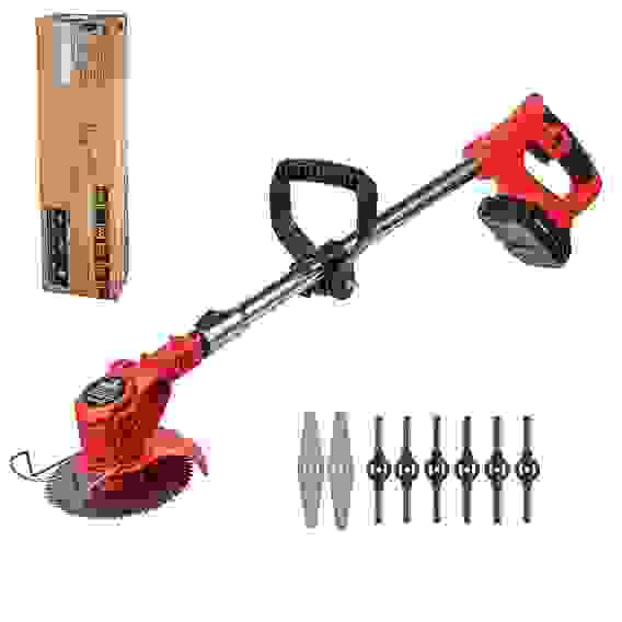 Триммер аккумуляторный, Акб 21В, 1500 mAh-2шт. РОКОТ