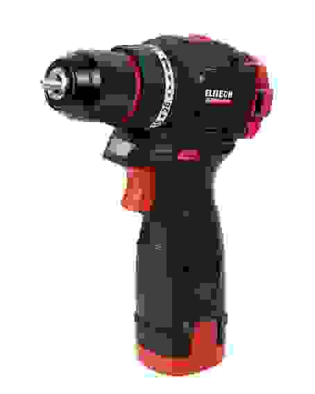 Дрель-шуруповерт акк. ELITECH CD 16L2, бесщеточный, 55 Нм, 450/1700 об/мин, 16 В, Li-Ion 2*2 Ач