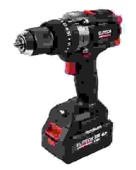 Дрель-шуруповерт акк. ELITECH CD 20BL2 (уд),б/щет,20В,1х4Ач,ELP,БЗП-13мм,0-600/2150об/мин,130Нм