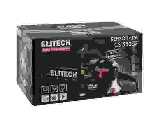 Бензопила ELITECH CS 5535F 54.5см3,2.6кВт\3.5л.с.,шина38см,3200-13000об\мин,шаг-0.325\"