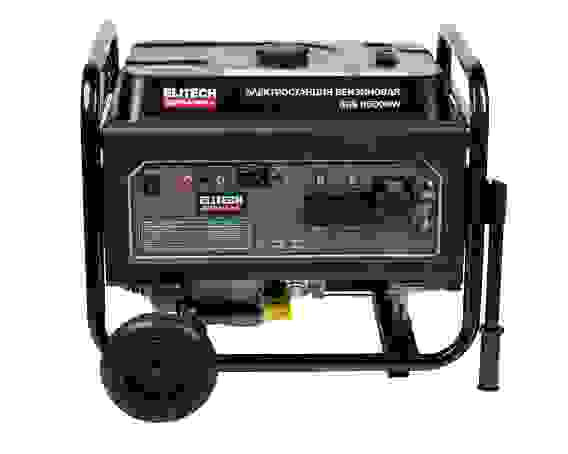 Генератор Elitech GES 6500RW 4-такт, мак5.5\ном 5.0кВт, 230В-22А\12В-8.3А,2розетки230В-16А,т\бак-25л