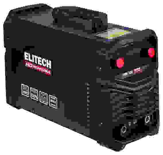 Инвертор сварочный Elitech HD WM 300 380В,11кВт,20-300А,ПВ=300А/60%,ф1.6-6мм,12.5кг,Dx50,MMA