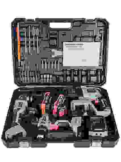 НАБОР акк бесщеточный 3в1 PROFIPOWER ProfiSet-3E18 (Li-ion-2шт, 4Ач, З/У, кейс, E0080,T00