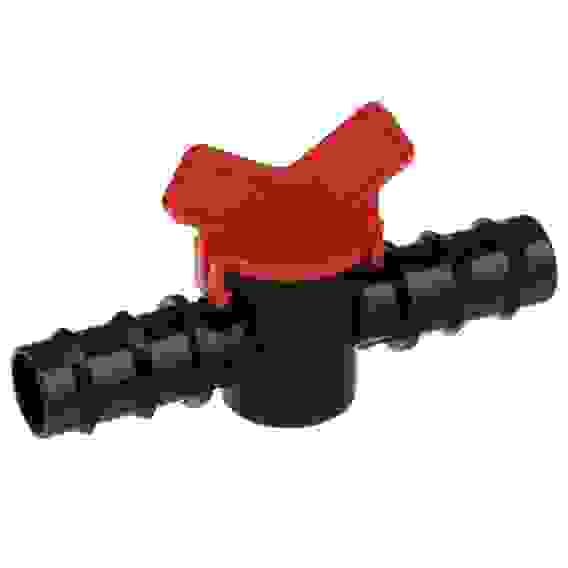 Кран проходной для шланга, d20x20мм, пластик INBLOOM