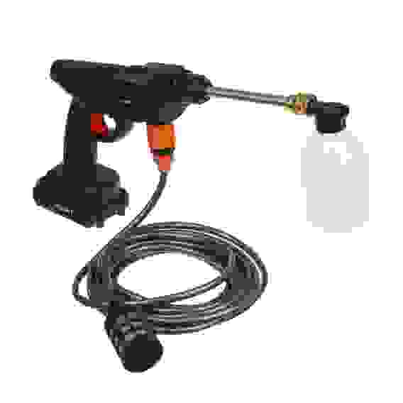 Минимойка высокого давления аккумуляторная, в кейсе, 2 АКБ РОКОТ