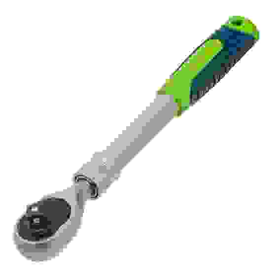 Ключ-трещотка телескопический 1/2", 300-430 мм, 72 зуба, с быстрым сбросом //Сибртех