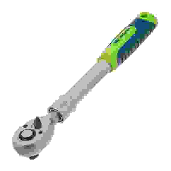 Ключ-трещотка телескопический 1/2", 300-430 мм, 72 зуба, с быстрым сбросом //Сибртех