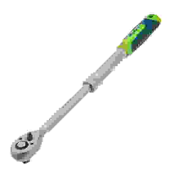 Ключ-трещотка телескопический 1/2", 300-430 мм, 72 зуба, с быстрым сбросом //Сибртех