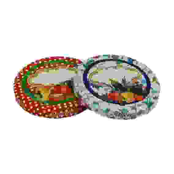 Крышка Твист-офф III-82 ткань окошки, шт