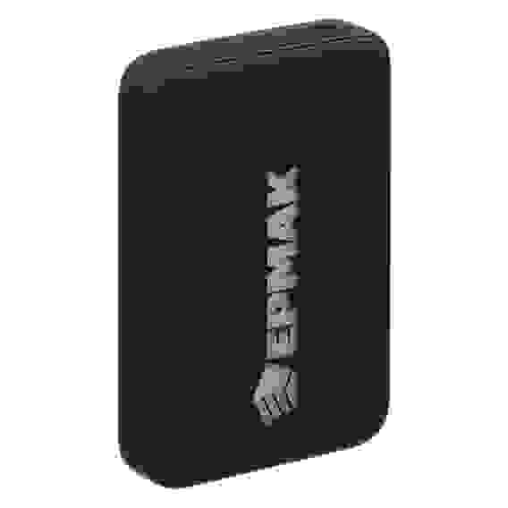 Аккумулятор мобильный Small Светящийся 10000мАч,USB-A,USB-C,встр.каб.,QC,PD,22.5W,чёрный BY ЕРМАК