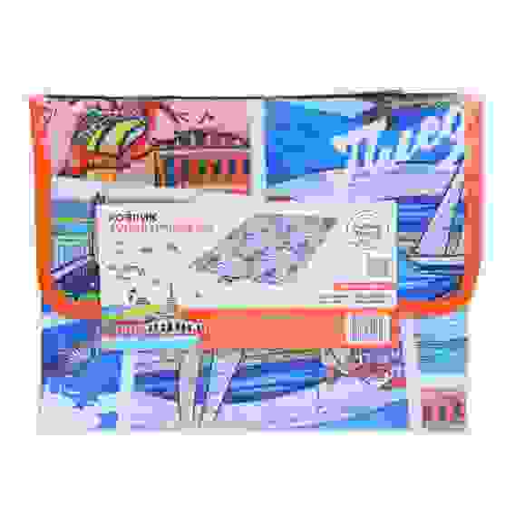 Коврик туристический, 600D оксфорд ПВХ 1.8x1.5м РЫЖИЙ