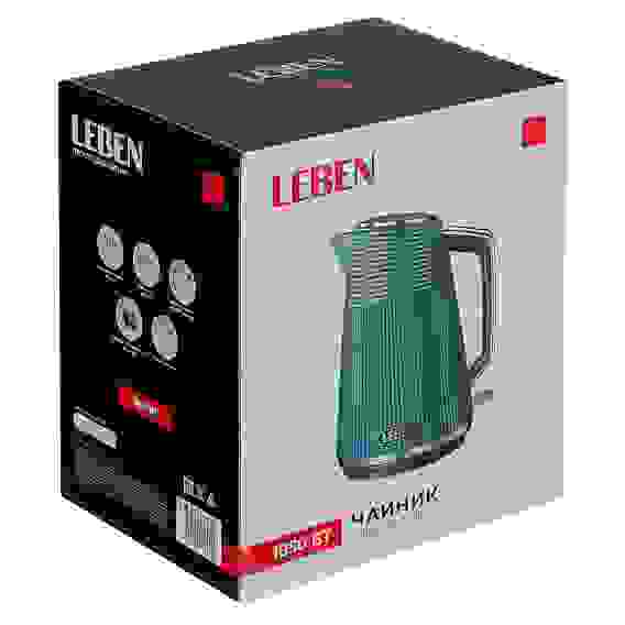 Чайник электрический 1,7л пластик, 139 LEBEN