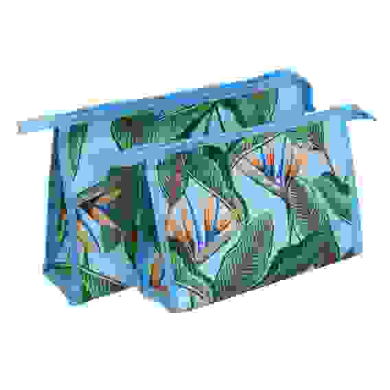 Набор косметичек 2 шт, полиэстер, ПВХ, L 26,5х17х7см, M 23х14,5х5,5см, 3 диз. ЮL