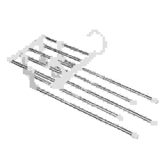 Вешалка-органайзер для брюк раздвижная, 5 уровней, 33x18x13 см, металл, пластик VETTA