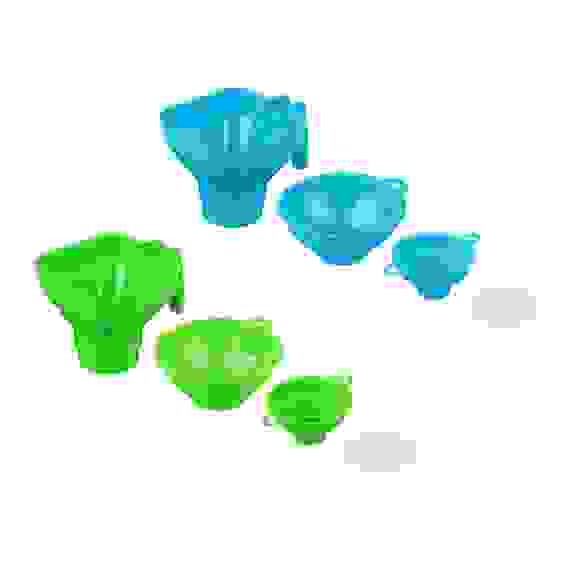 Набор 4 предмета: воронка на 4 диаметра; воронки квадратная и круглая с широким горлом, ситечко