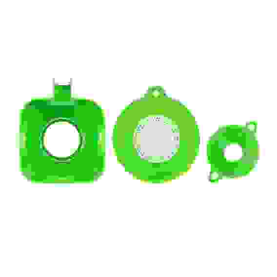 Набор 4 предмета: воронка на 4 диаметра; воронки квадратная и круглая с широким горлом, ситечко