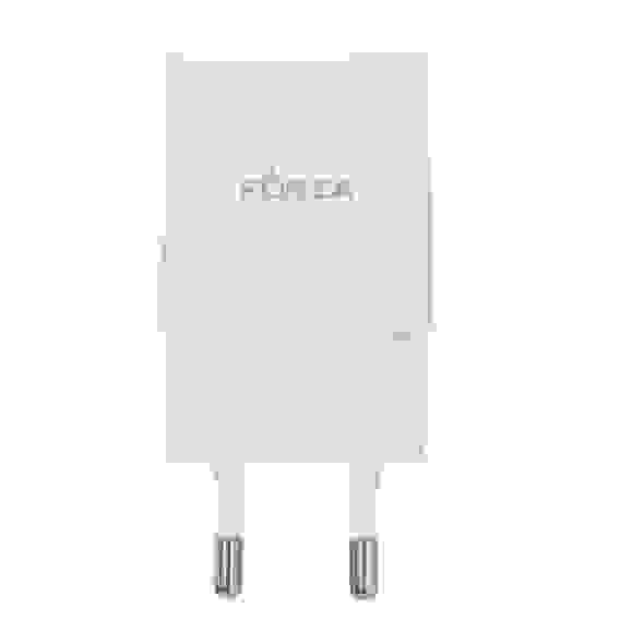 Сетевое зарядное устройство USB-A, 10 Вт, белый FORZA
