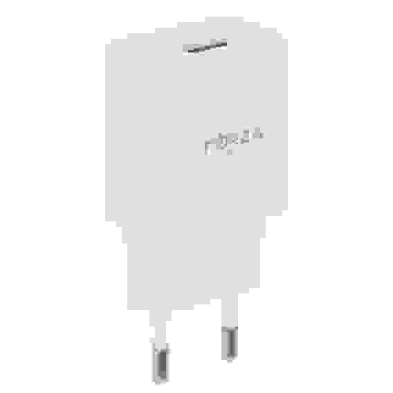 Сетевое зарядное устройство USB-A, 10 Вт, белый FORZA