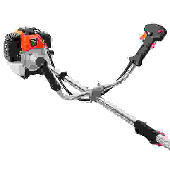 Бензотриммер, 1,75 кВт/2,0 л.с., нож 255мм, кат.420мм, 2,4 мм, разборная штанга ЕРМАК