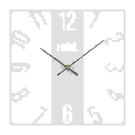 Часы настенные из металла, 30*30 см, открытая стрелка, белый &quot;Классика&quot; Рубин